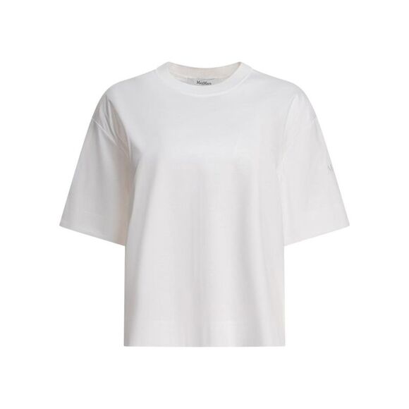 MAX MARA Tops - MAX MARA Cotton Jersey T-Shirt Women WHITE Shirts